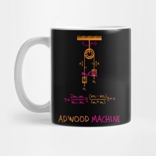 Physics Tshirt - Adwood machine 2 (colour) Mug